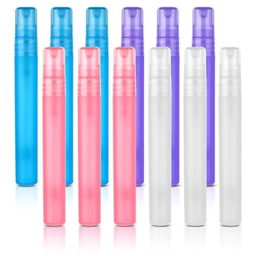 Amaxiu Mini Portable Spray Bottles, Refillable Perfume Bottle Travel Size