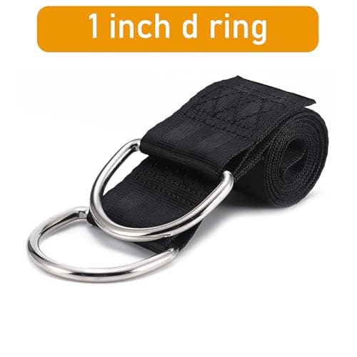 Aiyorse 9 Pack 1 Inch D Ring, 3mm Thickness Stainless Steel Heavy Duty D Rings for Bag & Dog Collars, Welded Metal Silver D Rings for Backpack, Webbing Straps, Belt, Leash, DIY Crafts, Mixed-Color — view 5