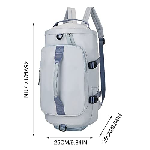 Light Foldable Unisex Sport Weekend Travel Eco Fitness Bag Overnight Bags Duffle Bag Woman Choice Luggage Set (Black, One Size) — view 5