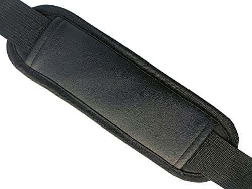 LTG PRO® Adjustable Padded Shoulder Strap – Replacement Bag Strap Belt for Laptop, Travel, Gym, Briefcase Handbag, Football & Camera Bags – Soft Shoulder Pad – Durable Nylon with Clips (Black) — view 5