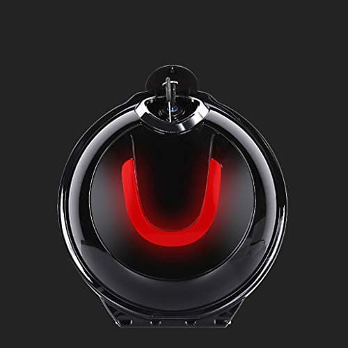 Motorcycle Trunk Travel Luggage Storage Box, Hard Tail Bike Top Box，Motorbike top box，Motorcycle Trunk，Flying saucer slope，Black, Blue, Rose gold, White, red (Color : Rose Gold, Size : Extra Large) — view 5