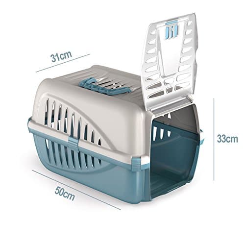 CAT CENTRE Premium Green Pet Carrier, Cat Dog Travel Box Cage, 1.05 kg — view 2