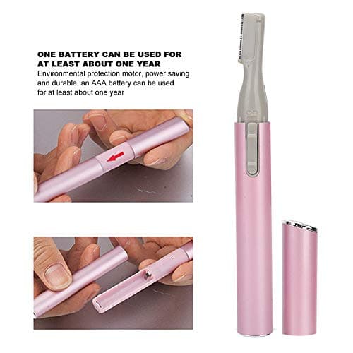 Cordless USB-Rechargeable Electric Eyebrow Trimmer for Women & Men – Painless Wet/Dry Facial Hair Remover with Cutting Head Portable Brows Upper Lip — view 5