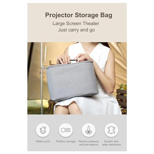 Dedjgoo Projector Bag Water- Oxford Cloth Case for Travel Compact — view 2