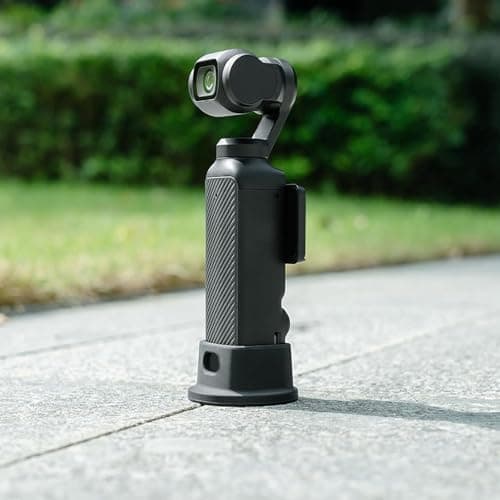 Compact Handheld Camera Stabilizer Base for OSMO Pocket 3 Lightweight Silicone Base Black Portable Accessory — view 4