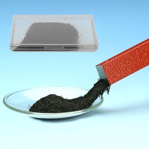 LIGIGWASH 3pcs Magnetic Field Demonstration Kit with Iron Shavings and Iron Oxide Powder, Portable Plastic Box 6.5x5x0.8cm for Classroom Activities and High School Physics Experiments — view 6