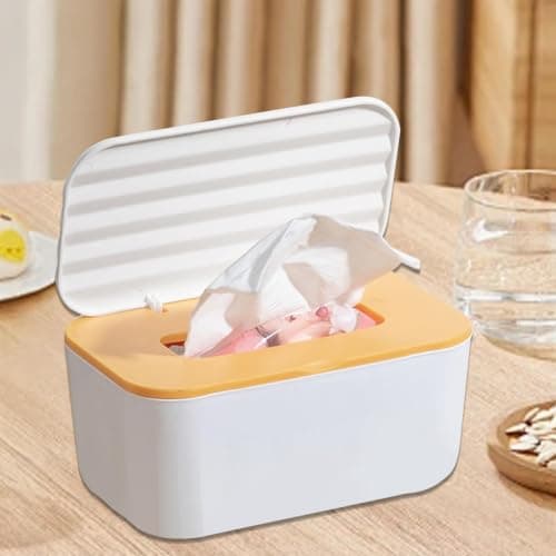 Refillable Tissue Container Wipes Container Portable Storage Organizer Unit — view 3