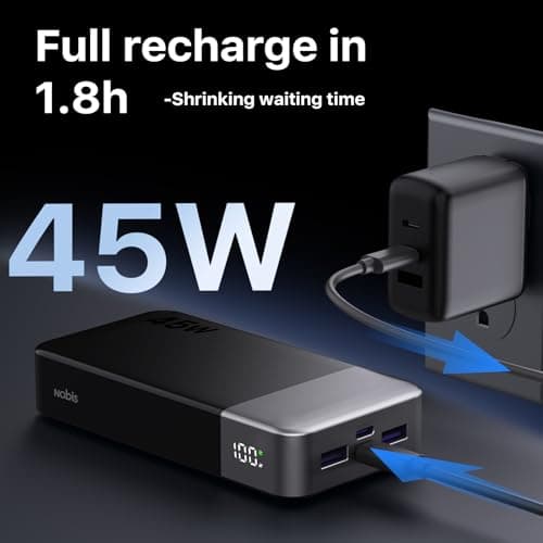 NOBIS 45W Power Bank Fast Charging 20000mAh Portable Charger — view 4