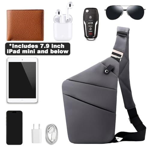 BIRDDIE Anti Theft Travel Bag, One Shoulder Large Capacity Cross-body Bag — view 3