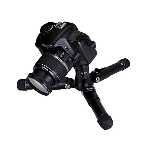 Rollei Compact Traveler Mini M1 (former M5 Mini) - Compact Table Top Tripod - Max. Load 8 kg - incl. Ball Head and Quick Release Plate Black — view 5