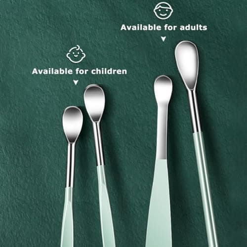 Ear Wax Removal Kit, 6 Pcs Stainless Steel Ear Cleaner Set, Portable Cleaning Tools for Home Travel Use — view 3