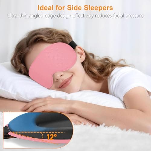 Gritin 2026 Gen 2 Sleep Mask-100% Blackout Eye Sleeping Mask for Women&Men — view 4