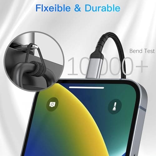 ULIFTUS iPhone Charger Cable 15CM 12 Pack, Short USB Lightning Cord — view 3