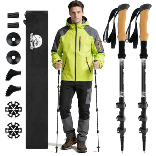 Carbon Fiber Walking Sticks for Men and Women,2Pack Trekking Pole forHiking