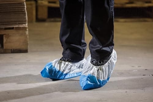 Blackrock Shoe Covers Disposable Overshoes Pack of 10 Blue - One Size — view 3