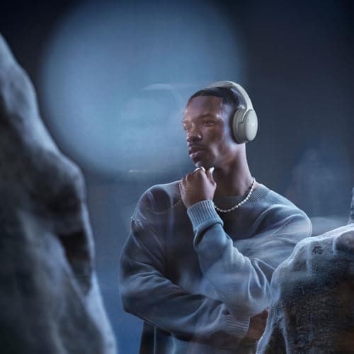Bose QuietComfort Wireless Noise Cancelling Headphones, Bluetooth Over Ear Headphones with Up To 24 Hours of Battery Life, Moonlight Grey - Limited Edition — view 3