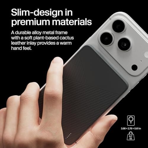 Twelve South PowerCapsule, MagSafe-compatible Power Bank (Slate) 10,000mAh — view 4