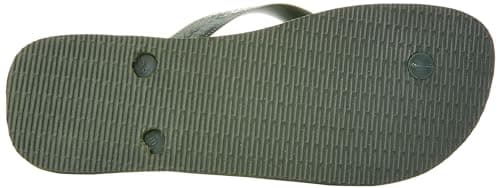 Havaianas Top Brasil Logo Unisex Adults Flip Flop, Olive Green, 5 UK — view 4