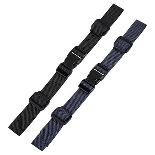 WOLMIK 2 Pair Adjustable Backpack Chest Strap, Quick Release Backpack Sternum Strap Chest Belt, Non-Slip Backpack Strap for School Backpack Outside Travel