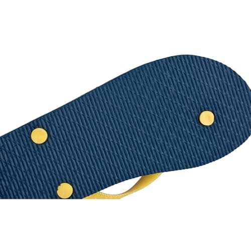 SEAC Unisex Ohau, Rubber Flip Flops for Sea, Pool, Beach and Boat, Blue Yellow, 8/9 UK (43/44 EU) — view 6