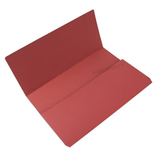 25 x 285gsm Foolscap Premium Document Wallets A4 Paper Storage Files Folders (Blue) — view 2
