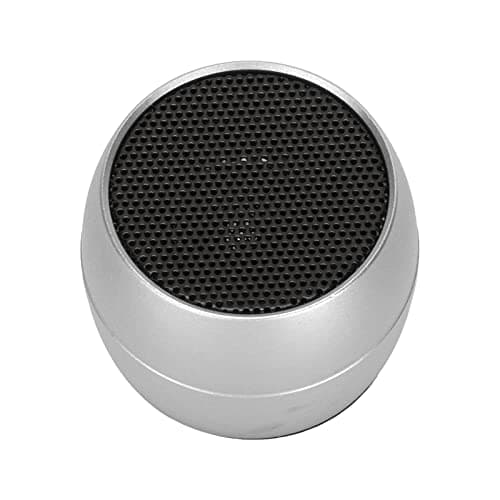 lyrlody Mini Bluetooth Speaker IP67, 30ft Range (Silver)