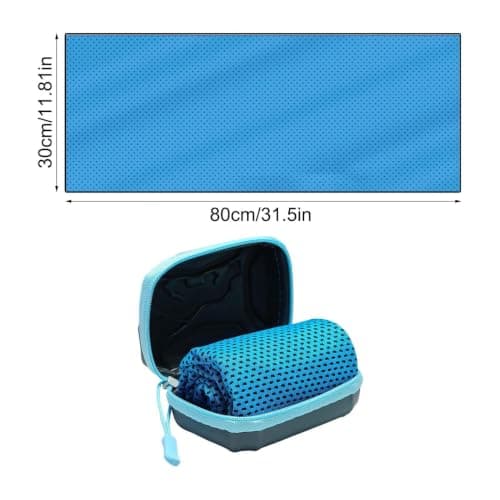 YIttings 5 Pack Cooling Towels,30x80 Cm Breathable Instant Quick Drying Ice Cool Microfibre Towel, Cool Towels For Extreme Heat For Men Women Kids Gym Workout Running Yoga Golf Camping — view 6