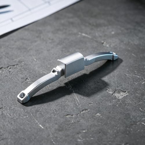 Silver Plastic Trolley Handle Bracket Repair Part for Suitcase Luggage — view 5