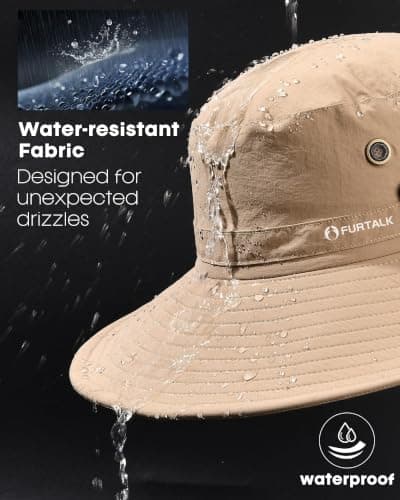 FURTALK Sun Hats for Men Fishing Hat UPF Protection Wide Brim Bucket Hat — view 6