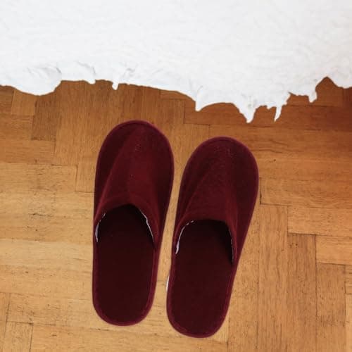 jojofuny 8 Pairs Foldable House Slippers for Travel and Salon Use — view 3