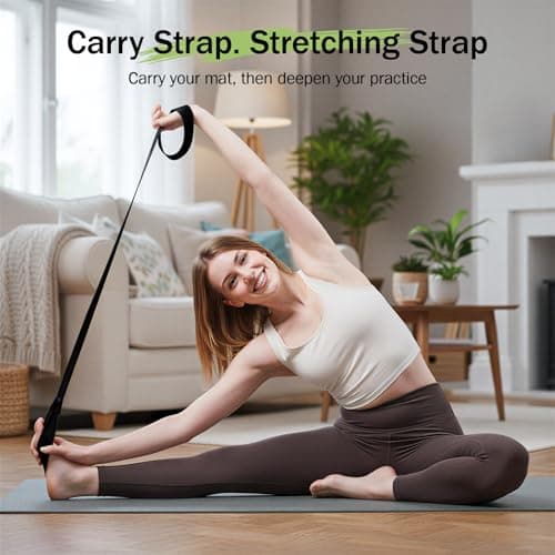 Slim Panda Yoga Mat Straps for Carrying, Adjustable Yoga Mat Carrier (Yoga Mat Not Included) — view 5