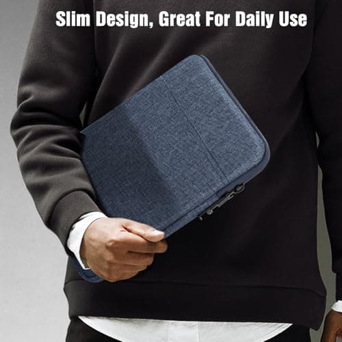TiMOVO 9-11" Tablet Sleeve Bag, Dusty Blue — view 6