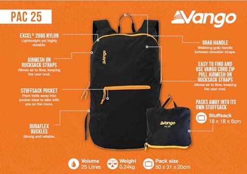 Vango Pac 25 Litre Daysac — view 2
