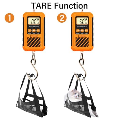 UNIWEIGH Digital Luggage Scale,Mini Crane Scale 300kg/660lb with Hold&Tare — view 6