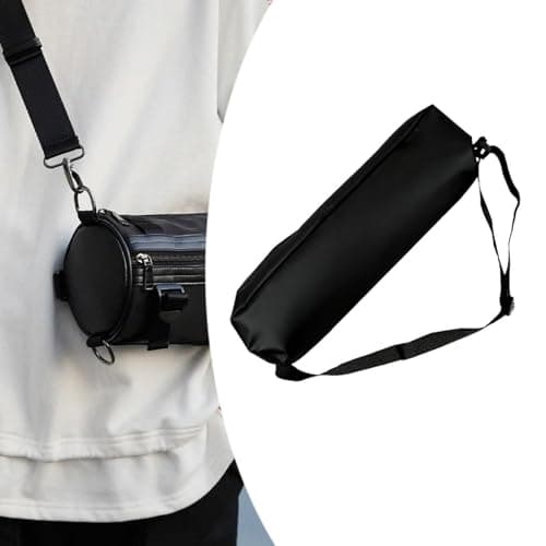 ZGUZMCMK 35x7cm Polyester Tripod Carrying Case, Tripod Travel Pouch, Photography Gear Organizer, Waterproof Storage Bag for Selfie Sticks Monopods, Lightweight Organizer with Shoulder Strap, Black — view 5
