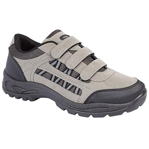 Mens DEK ASCEND Triple touch fastening Trek & trail Shoe GREY size 9 UK — view 2