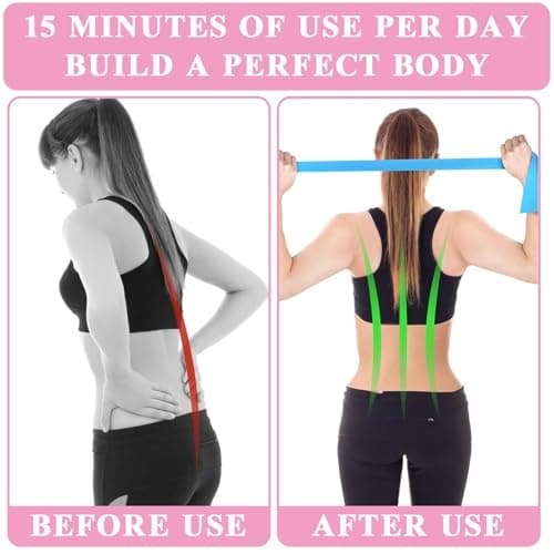 Resistance Bands Set 3 Levels Skin-Friendly 1.5m — view 6