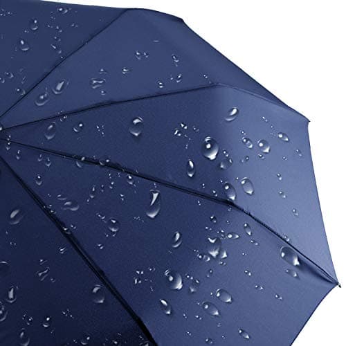 YumSur Automatic Umbrellas - Windproof Lightweight Travel Compact Folding Umbrella Sunflower Design, Reinforced Canopy, Auto Open/Close, for Business and Travels or Summer Wedding Gifts — view 5