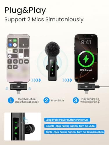 USKEYVISION Content Creator Essentials,Vlogging Kit w/Mic R01 Pro Combo1 — view 5