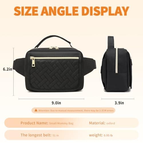 Fwkekye Small Diaper Bag with Portable Changing Pad — view 5