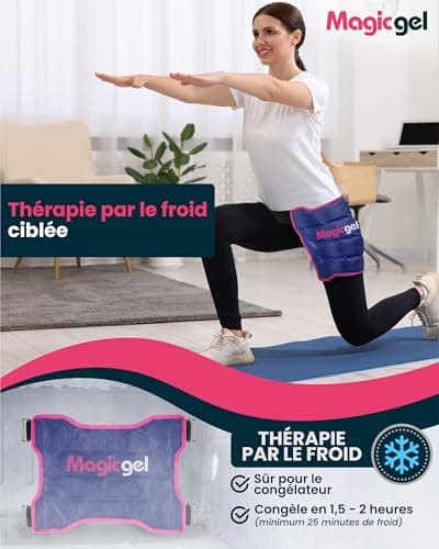 Magic Gel Hip Ice Pack Wrap - Reusable Cold Pack for Hip Bursitis, Hip Replacement Surgery and Hip Flexor Pain. Hip ice wrap for Inflammation, Swelling and Hip Pain Relief — view 6