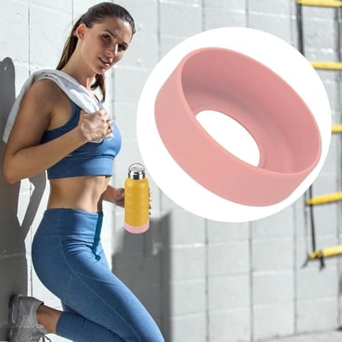 Bottle Bottom Protector - Lightweight Grip Pad, Elastic Rubber Construction | Resilient Base Cover, Reusable Shield Guard | Protective Water Bottle Accessory For Containers Outdoor Travel Every — view 3