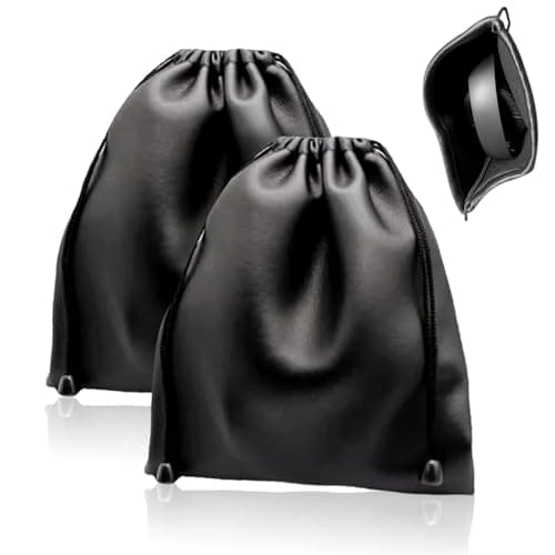 2 PCS Drawstring Pouch - Portable Travel Pouch for Headphones, Earbuds, Coins, and Small Accessories - Durable and Lightweight Headphone Case