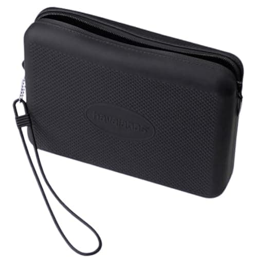 Havaianas - Beach Necessaire, Practical and Elegant Toiletry Bag, Sturdy Finish, with Durable Zipper and Strap, Water-Resistant, Adults Unisex