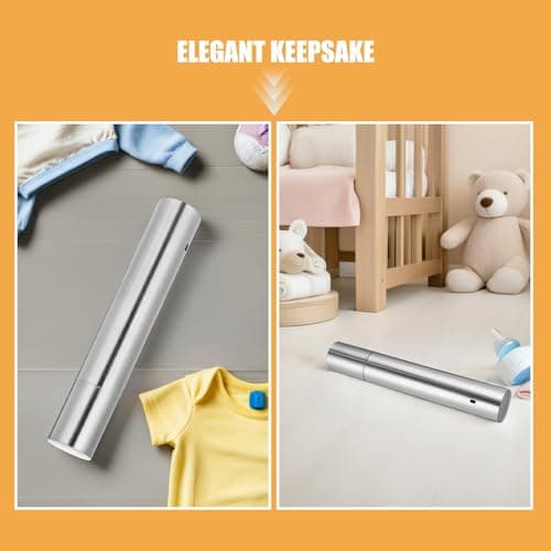 Healvian 2pcs Birth Certificate Tube Document Storage Tube Stainless Steel Silver Waterproof Protective Case, Portable Multipurpose Organizer for Travel and Home, for Certificates — view 3