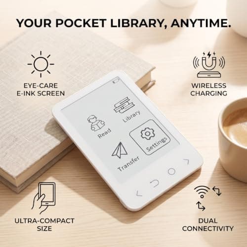 GOWENIC Portable Ebook Reader, 3.52 Inch E-Ink Screen — view 4