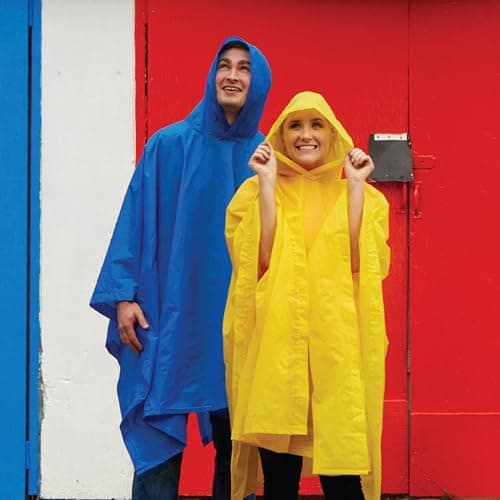 Totes womensRP1Unisex Rain Poncho Fashion Scarf - Red - One Size — view 2