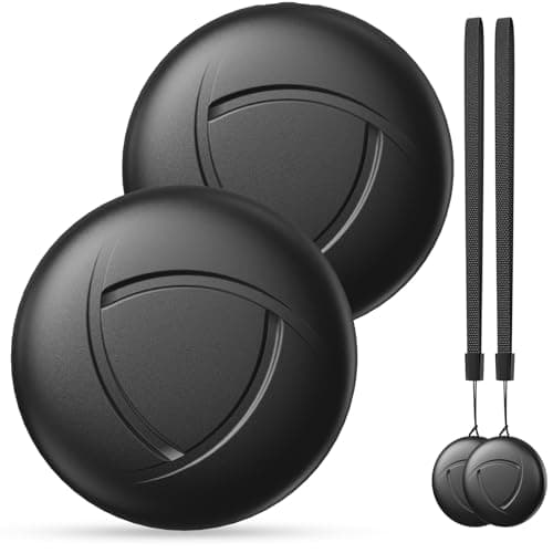 Smart Tracker Tag Item Finders - 2 Pack Smart Tag Bluetooth Key Finder Compatible with Apple Find My (IOS Only), GPS Trackers Devices for Wallets, Bike,Suitcases, Luggages, Bags, Tracking Device