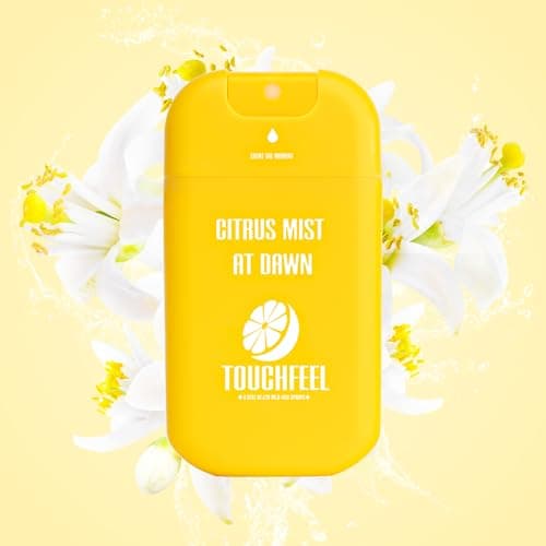 Power Mist Hand Sanitizer Spray, Scented Hydrating Hand Sanitizers Travel Size Refillable, Pocket Portable 3-Pack (Citrus mist at dawn) 0.93Fl Oz 460-Sprays Each — view 2