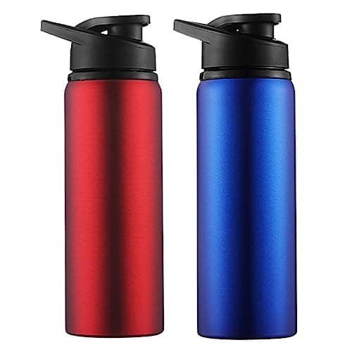 ulafbwur Water Jug 700ML Water Bottle Large Capacity Food Grade Good Sealing Stainless Steel Sports Fitness Drinking Bottle Travel Supply Water Beverage Jug — view 3
